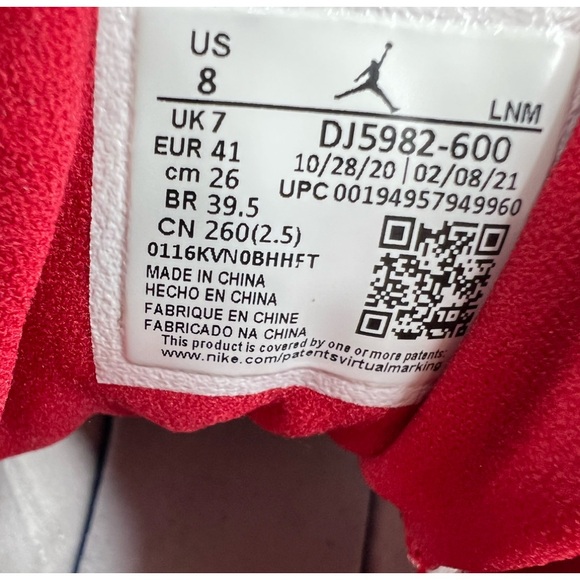 Air Jordan 13 Retro Red Flint Men’s Size 8 Shoes [DJ5982-600] - Picture 12 of 13